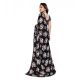 Generic Women's Georgette Printed Saree With Unstitched Blouse 5.5Mtr (Black) Generic Women's Georgette Printed Saree With Unstitched Blouse 5.5Mtr (Black)
