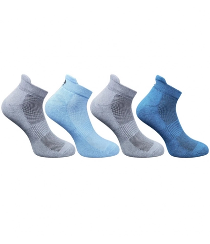 Generic 4_Pair Set Unisex Casual Cotton Printed Ankle Length Socks (Multicolor)