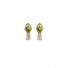 Generic Women's Pack of_2 Brass Gold-Plated Earrings (Gold) Generic Women's Pack of_2 Brass Gold-Plated Earrings (Gold)