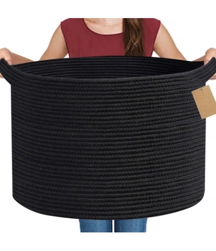 Generic Cotton Pack Of_1 14x12 Inch Storage Basket For Clothes With Out Lid (Black) Generic Cotton Pack Of_1 14x12 Inch Storage Basket For Clothes With Out Lid (Black)