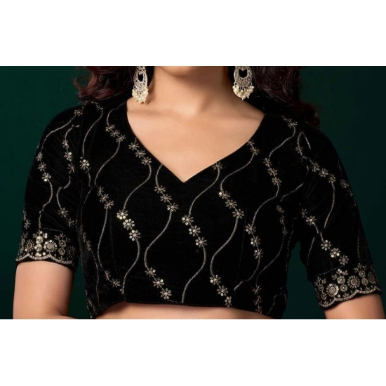 Generic Women's Net Sequence Saree With Unstitched Blouse 5.5Mtr (Olive) Generic Women's Net Sequence Saree With Unstitched Blouse 5.5Mtr (Olive)