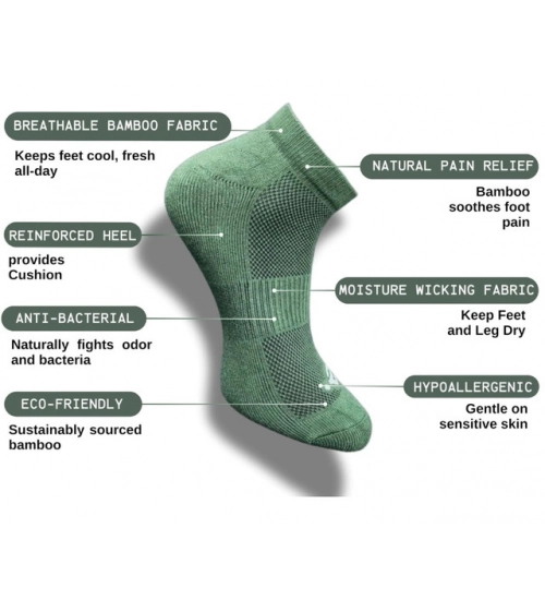 Generic 3_Pair Set Unisex Casual Cotton Printed Low Cut Socks (Multicolor)