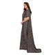 Generic Women's Georgette Printed Saree With Unstitched Blouse 5.5Mtr (Black) Generic Women's Georgette Printed Saree With Unstitched Blouse 5.5Mtr (Black)