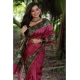 Generic Women's Faux_Tussar_Silk Printed Saree With Unstitched Blouse 5.5Mtr (Pink)