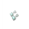 Generic Women's Brass Silver Plated Drop Earrings (Turquoise) Generic Women's Brass Silver Plated Drop Earrings (Turquoise)