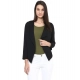 Generic Women's Polyester Solid Long Sleeves Blazer (Black) Generic Women's Polyester Solid Long Sleeves Blazer (Black)