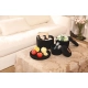 Generic Cotton 3 Pcs Set Roti Box Storage Basket With Lid (Black)