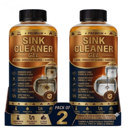 Generic Pack of 2 Sink Cleaner Gel Bottles 100 ML Generic Pack of 2 Sink Cleaner Gel Bottles 100 ML