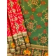Generic Women's Patola Silk Meena And Zari Woven Saree With Unstitched Blouse 5.5Mtr (Red) Generic Women's Patola Silk Meena And Zari Woven Saree With Unstitched Blouse 5.5Mtr (Red)
