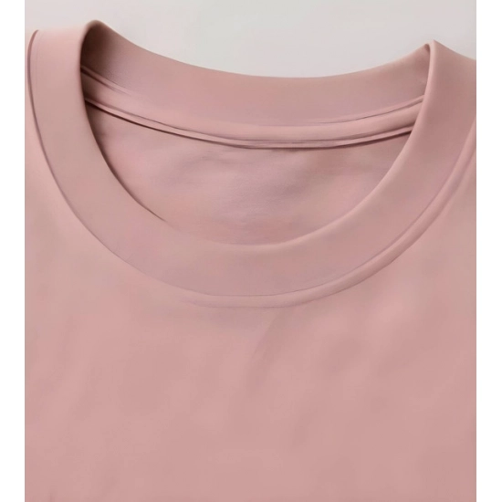 Generic Men's Cotton Blend Printed Oversized Round Neck Half Sleeve T-Shirt (Pink) Generic Men's Cotton Blend Printed Oversized Round Neck Half Sleeve T-Shirt (Pink)