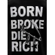 Generic Men's Cotton Blend Printed Oversized Round Neck Half Sleeve T-Shirt (Black)