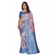 Generic Women's Banarasi Silk Jaquard Woven Saree With Unstitched Blouse 5.5Mtr (Pink)