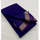 Generic Women's Crepe Chit Pallu Solid Saree With Unstitched Blouse 5.5Mtr (Lavender) Generic Women's Crepe Chit Pallu Solid Saree With Unstitched Blouse 5.5Mtr (Lavender)