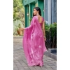 Generic Women's Faux Shimmer Floral Embroidery Ready to wear Saree With Unstitched Blouse 5.5Mtr (LightPink) Generic Women's Faux Shimmer Floral Embroidery Ready to wear Saree With Unstitched Blouse 5.5Mtr (LightPink)