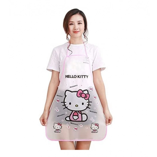 Generic Pack of 2_Printed Waterproof Kitchen Apron with Pockets for kids– (Color: Assorted )