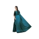 Generic Women's Satin Solid Saree With Unstitched Blouse 5.5Mtr (Turquoise) Generic Women's Satin Solid Saree With Unstitched Blouse 5.5Mtr (Turquoise)