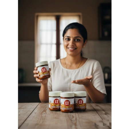 Generic Pack of_5 100GM LT Garlic Pickle Traditional Digestive Side Dish (Red)