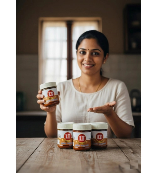 Generic Pack of_5 100GM LT Garlic Pickle Traditional Digestive Side Dish (Red)