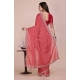 Generic Women's Georgette Embellished Saree With Unstitched Blouse 5.5Mtr (Coral Red) Generic Women's Georgette Embellished Saree With Unstitched Blouse 5.5Mtr (Coral Red)