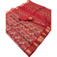 Generic Women's Dola Silk Floral Printed Saree With Unstitched Blouse 5.5Mtr (Red) Generic Women's Dola Silk Floral Printed Saree With Unstitched Blouse 5.5Mtr (Red)