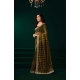 Generic Women's Net Sequence Saree With Unstitched Blouse 5.5Mtr (Olive) Generic Women's Net Sequence Saree With Unstitched Blouse 5.5Mtr (Olive)