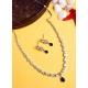 Generic Women's Brass Silver Plated Necklace set (Blue) Generic Women's Brass Silver Plated Necklace set (Blue)