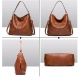 Generic Women's PU Leather Zipper Handbag Generic Women's PU Leather Zipper Handbag