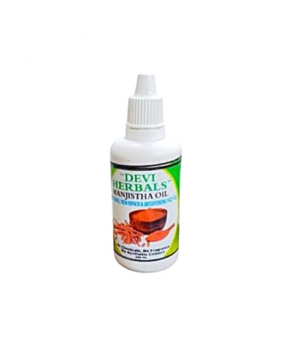 Generic Devi Herbal Manjistha 50 ML Oil - Natural, Anti-Aging And Breathable Hair Oil