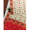Generic Women's Patola Silk Meena And Zari Woven Saree With Unstitched Blouse 5.5Mtr (White)