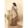 Generic Women's Cotton Silk Printed Saree With Unstitched Blouse 5.5Mtr (Cream) Generic Women's Cotton Silk Printed Saree With Unstitched Blouse 5.5Mtr (Cream)