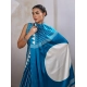 Generic Women's Satin Crepe Printed Saree With Unstitched Blouse 5.5Mtr (Rama Blue) Generic Women's Satin Crepe Printed Saree With Unstitched Blouse 5.5Mtr (Rama Blue)