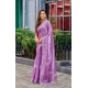 Generic Women's Faux Shimmer Floral Ready to wear Saree With Unstitched Blouse 5.5Mtr (Lavender) Generic Women's Faux Shimmer Floral Ready to wear Saree With Unstitched Blouse 5.5Mtr (Lavender)