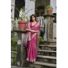 Generic Women's Silk_Blend Butti Pattern Saree With Unstitched Blouse 5.5Mtr (Pink)