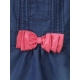 Generic Girl's Denim & Cotton Bow Sleeveless Dungaree (Pink) Generic Girl's Denim & Cotton Bow Sleeveless Dungaree (Pink)