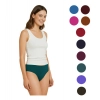 Generic Pack of_12 Women's Cotton Solid Hipster Panty (Multicolor)