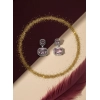 Generic Women's Brass Silver Plated Drop Earrings (Pink) Generic Women's Brass Silver Plated Drop Earrings (Pink)