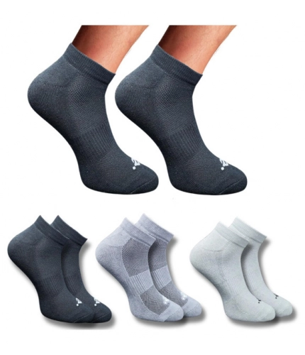 Generic 3_Pair Set Unisex Casual Cotton Printed Low Cut Socks (Multicolor)