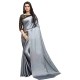 Generic Women's Satin Solid Saree With Unstitched Blouse 5.5Mtr (Grey) Generic Women's Satin Solid Saree With Unstitched Blouse 5.5Mtr (Grey)