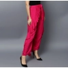 Generic Women's Rayon Ruffled Elasticated Skirt (Pink)