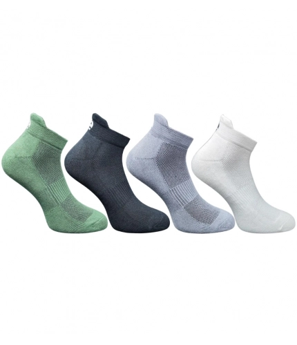 Generic 4_Pair Set Unisex Casual Cotton Printed Ankle Length Socks (Multicolor)