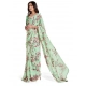Generic Women's Georgette Printed Saree With Unstitched Blouse 5.5Mtr (Light Green) Generic Women's Georgette Printed Saree With Unstitched Blouse 5.5Mtr (Light Green)