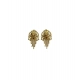 Generic Women's Pack of_2 Brass Gold-Plated Earrings (Gold) Generic Women's Pack of_2 Brass Gold-Plated Earrings (Gold)