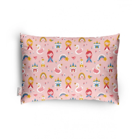 Generic Soft Plush Printed Baby Infant Pillow for Kids Age 1 To 5 Years (Pink)