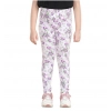 Generic Girl's Cotton Lycra Floral Elasticated Jeggings (Lavender) Generic Girl's Cotton Lycra Floral Elasticated Jeggings (Lavender)