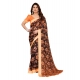 Generic Women's Georgette Printed Saree With Unstitched Blouse 5.5Mtr (Brown) Generic Women's Georgette Printed Saree With Unstitched Blouse 5.5Mtr (Brown)