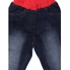 Generic Girl's Denim Ribbed Elasticated Jeans (Black) Generic Girl's Denim Ribbed Elasticated Jeans (Black)