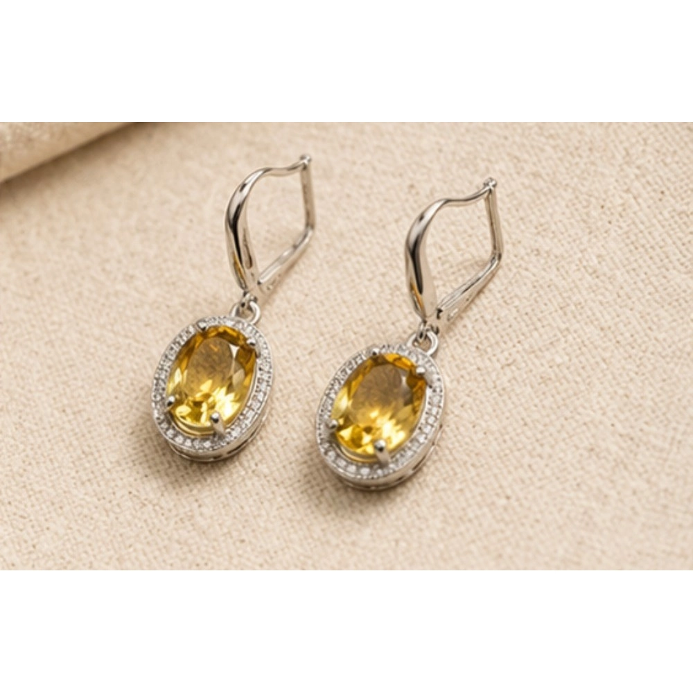 Generic Women's Brass Silver Plated Pendant Set (Yellow) Generic Women's Brass Silver Plated Pendant Set (Yellow)