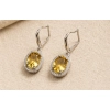 Generic Women's Brass Silver Plated Pendant Set (Yellow)