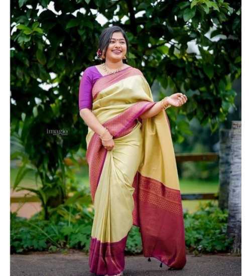 Generic Women's Soft Lichi Silk Printed Saree With Unstitched Blouse 5.5Mtr (Light-Green) Generic Women's Soft Lichi Silk Printed Saree With Unstitched Blouse 5.5Mtr (Light-Green)