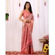 Generic Women's Faux_Silk Printed Saree With Unstitched Blouse 5.5Mtr (Light_Pink)